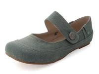Denim Vegan Flat