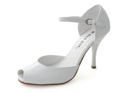 Patent-Pleather Vegan Evening Shoe