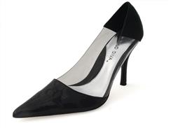 Vegan Patent Clear-Sided Pumps