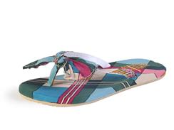 Argyle Bow flip flops by Punk Rose