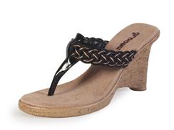 Vegan Roman-Inspired Wedge Sandal - Medusa