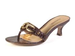 Faux-Snakeskin Vegan Slide