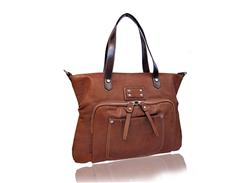 Two-Tone Vegan Handbag - Starr