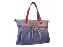 Two-Tone Vegan Handbag - Starr
