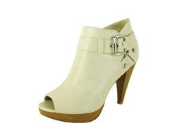 Finella Peep-Toe Platform Vegan Bootie