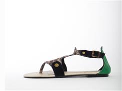 Warrior Flat Vegan Sandal by Harts of Darkness