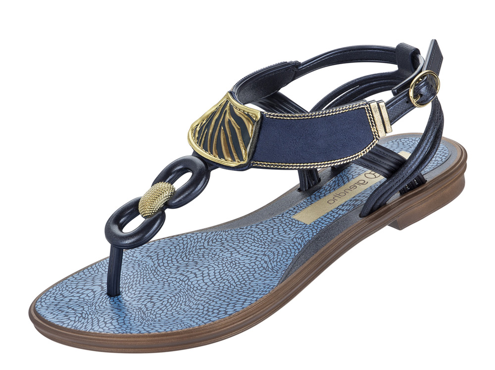 Dazzling Experiment shame Vegan Shoes & Bags: Exotic Sandal by Grendha in Blue