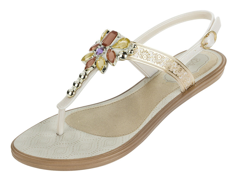 Lada Luske indsigelse Vegan Shoes & Bags: Majestade Sandal by Grendha in White