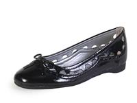 Vegan Patent Pleather Flat - from CL by Laundry