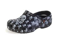 Skull and Crossbones Kids Vegan Clogs