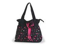 Vegan Tote with Rose