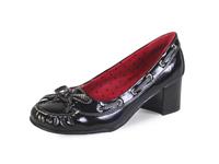 Vegan Crinkle Patent-Pleather Dress Shoe