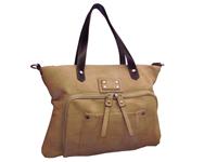 Two-Tone Vegan Handbag - Starr