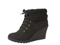 Pure Ankle Wedge Bootie