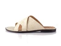 Victoria Pineapple Leather Slide by Bourgeois Bohe