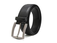 Metallic Silver Buckle Casual Belt by Doshi